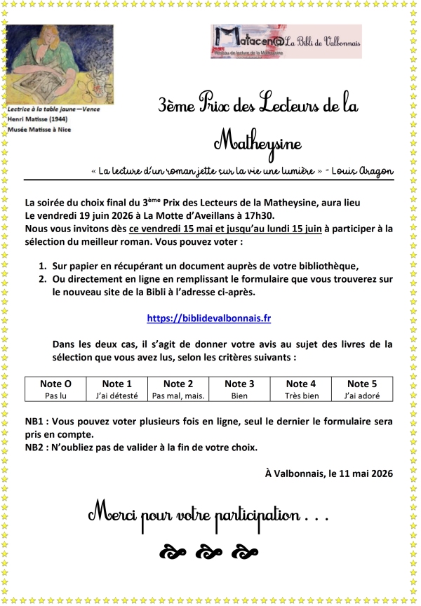 Annonce PLM 2026